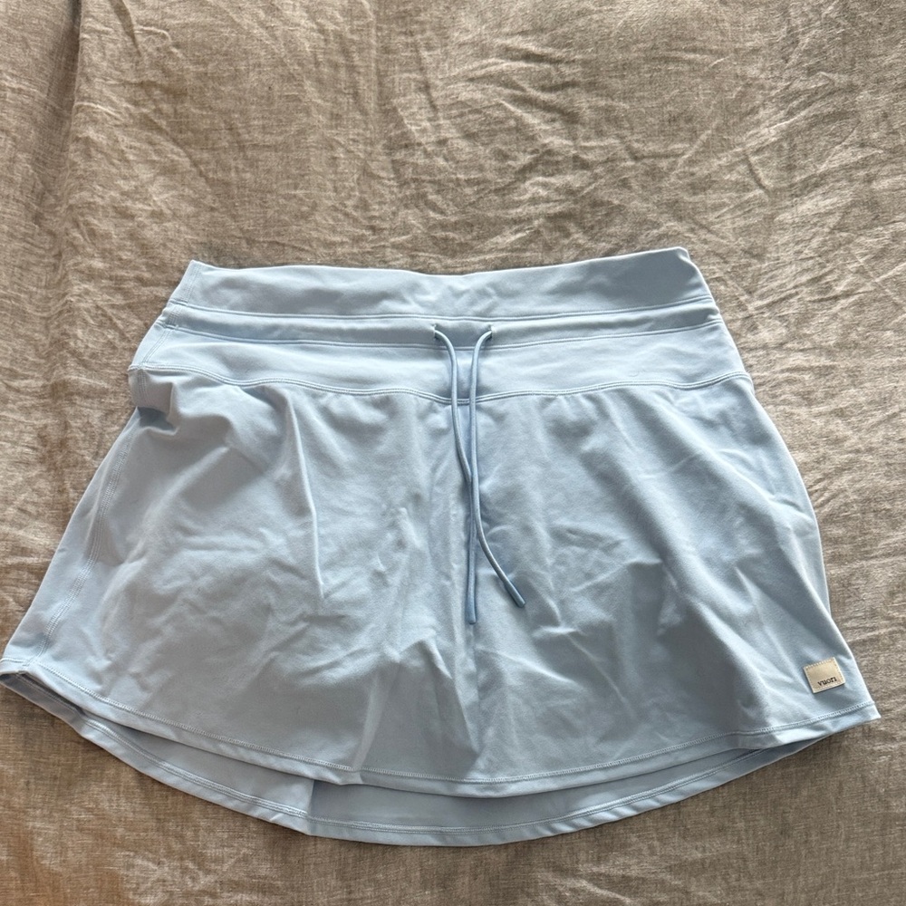 Vuori Light Blue Daily Skirt